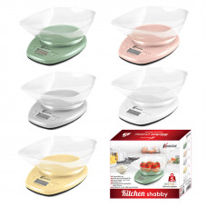 BILANCIA CUCINA KITCHEN SHABBY DIGITALE KG.5 (6pz)